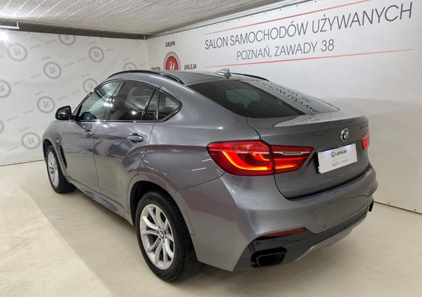 BMW X6 cena 194900 przebieg: 110849, rok produkcji 2018 z Poznań małe 211